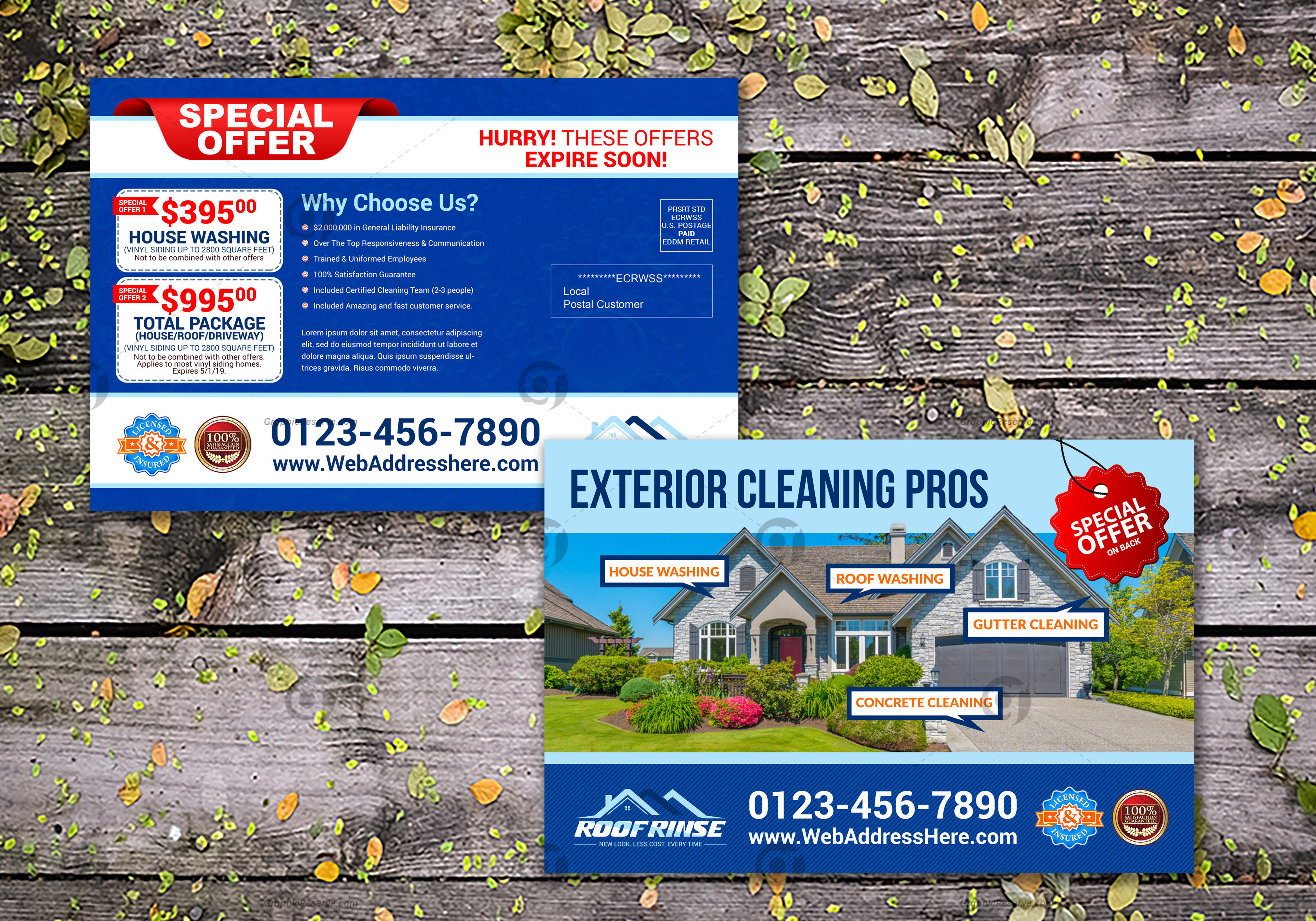Cleaning Service Eddm Postcard 2