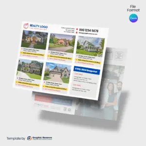 Real Estate Listing Offers EDDM Postcard Canva Template