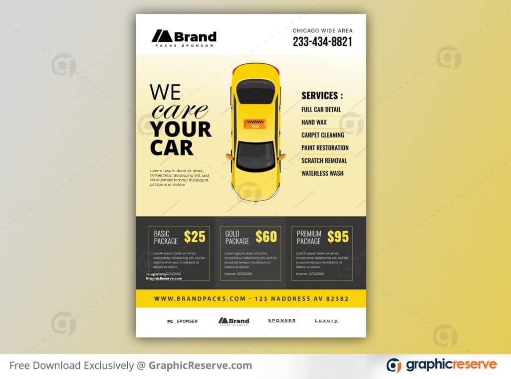Car sell Car Wash Car Servicing Car Repair Flyer Design Free Download