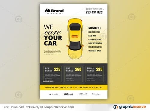 Car sell Car Wash Car Servicing Car Repair Flyer Design Free Download