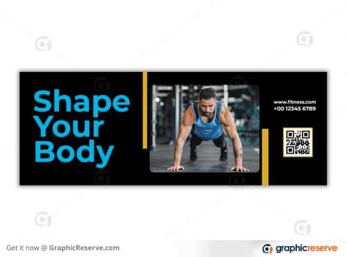 Fitness Facebook Page Cover Template arxihad