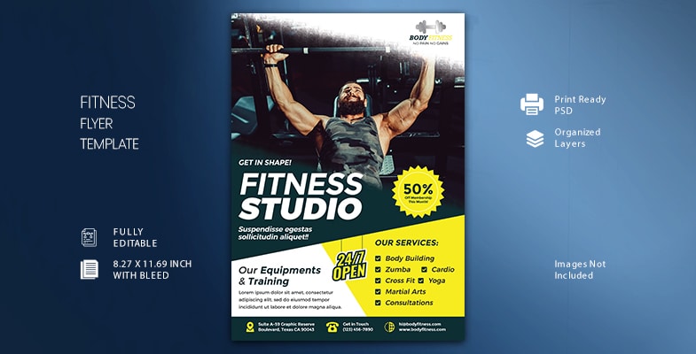 Fitness Flyer Template Cover Image 9