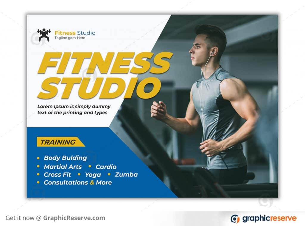 Fitness Gym EDDM Postcard1