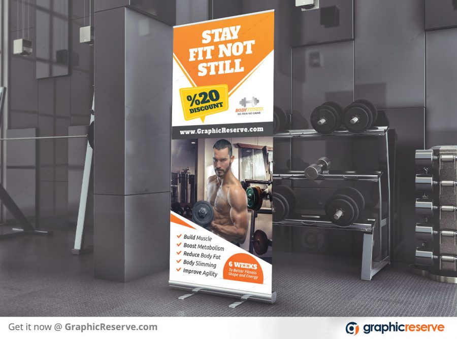 Fitness Roll Up Template Preview Image 2