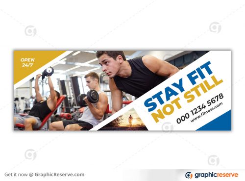 Gym Facebook Page Cover Template arxihad