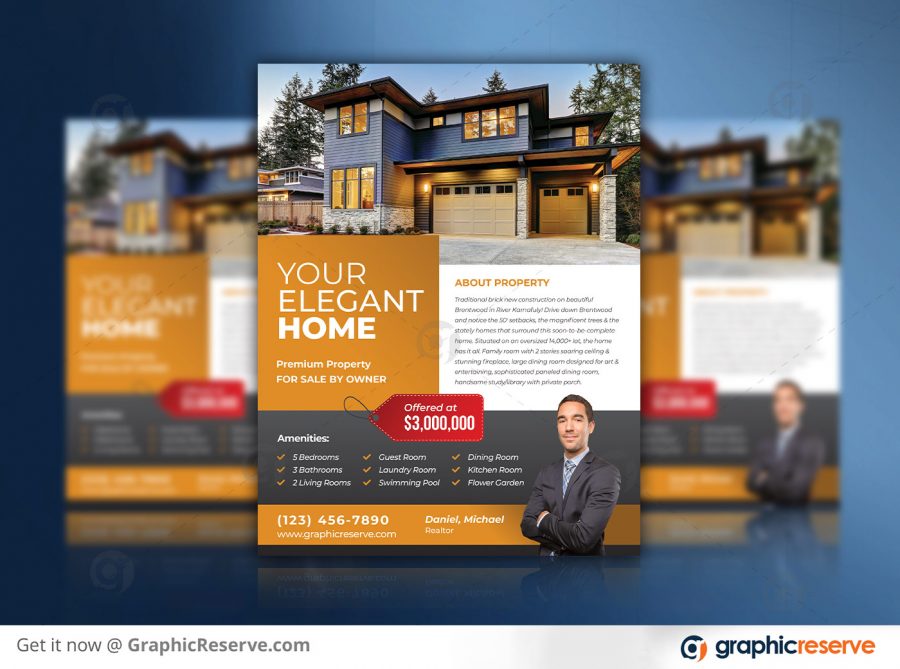 House For Sale By Owner Real Estate Flyer preview Image
