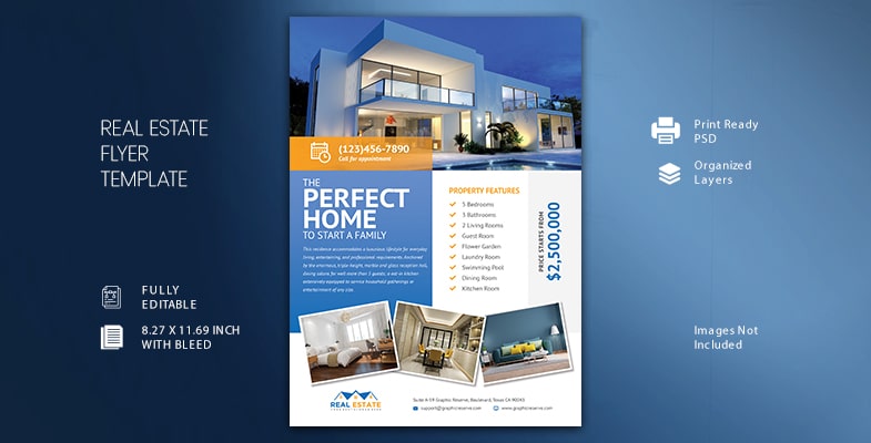 House For Sale Flyer Template Cover Image 2