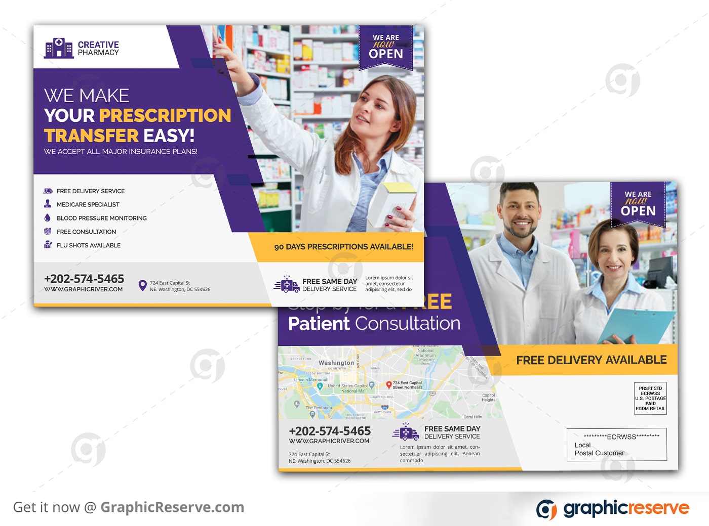 Blood Pressure Measurement Postcard