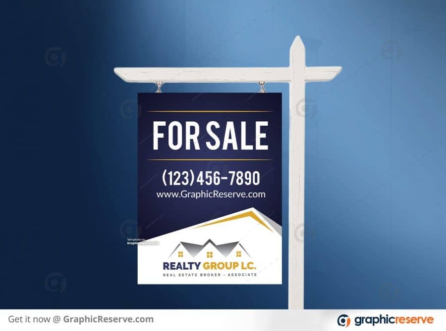 Sign For A Real Estate For Sale Sign Preview Image 2