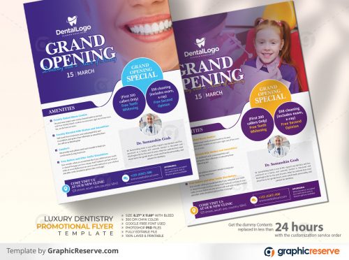 Grand Opening Flyer for Dental Business