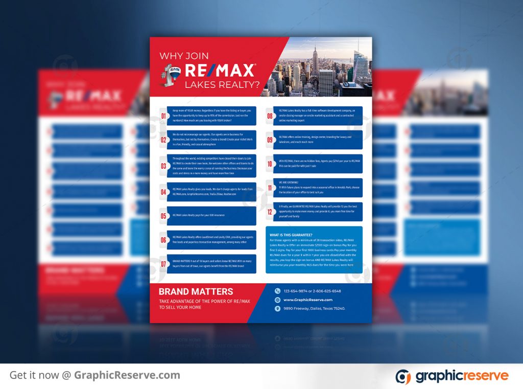 ReMax Real Estate Realty Agent Marketing Flyer preview Image 2