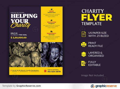 Charity Flyer Template 09