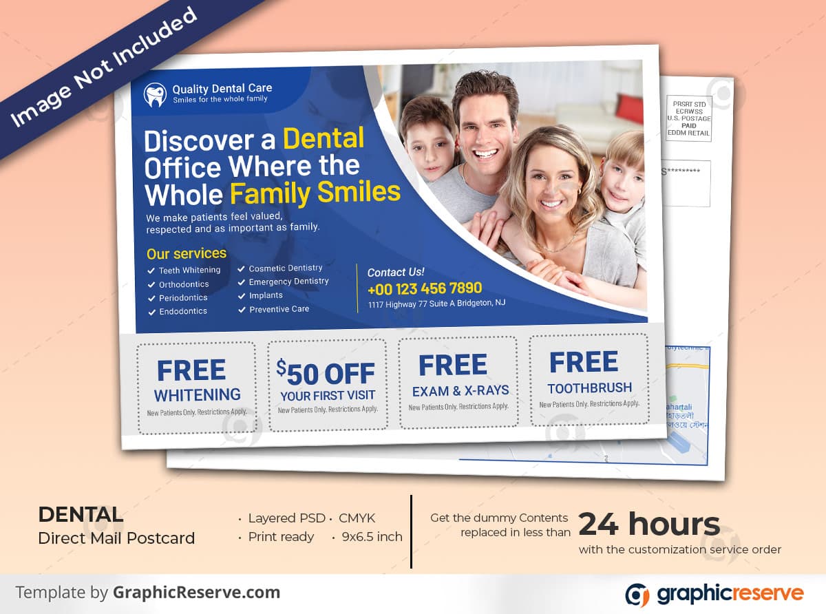 dental marketing eddm design templates with 4 coupon Codes