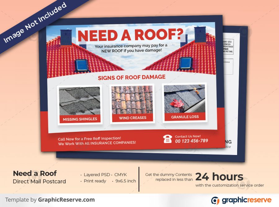 Need a Roof EDDM Postcard 1