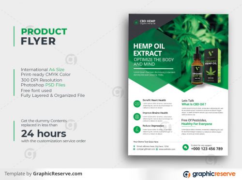 Hemp Product Flyer Cover Photo