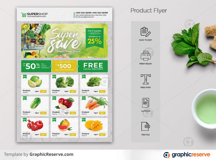 Supermarket Flyer Grocery Ads Flyer Promotion Cover Photo