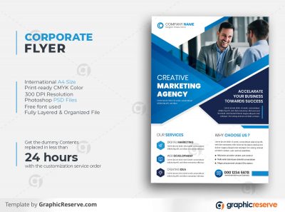 Corporate Flyer Template Cover photo 3