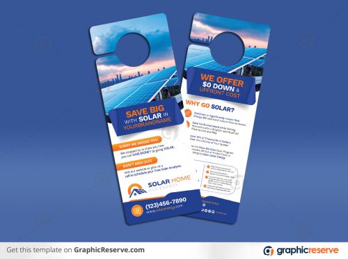 Solar Door Hanger Design by stockhero P1 1