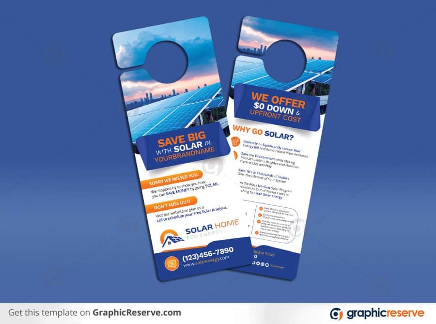Solar Door Hanger Design by stockhero P1 1