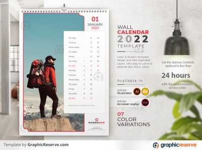 Wall Calendar 2022 template by didargds Wall Calendar Wall Calendar Calendar 2022 2022 v1