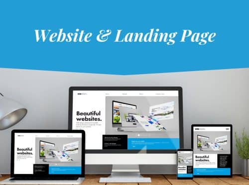 Website Landing page