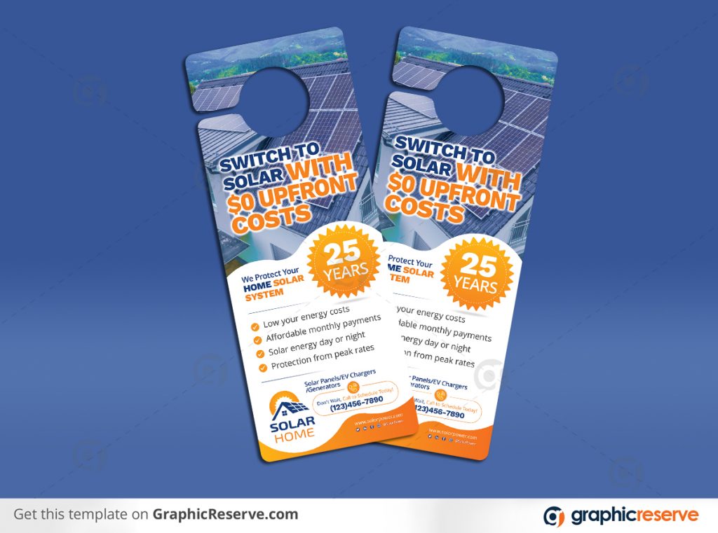 Solar Door Hanger Design by stockhero P1 1