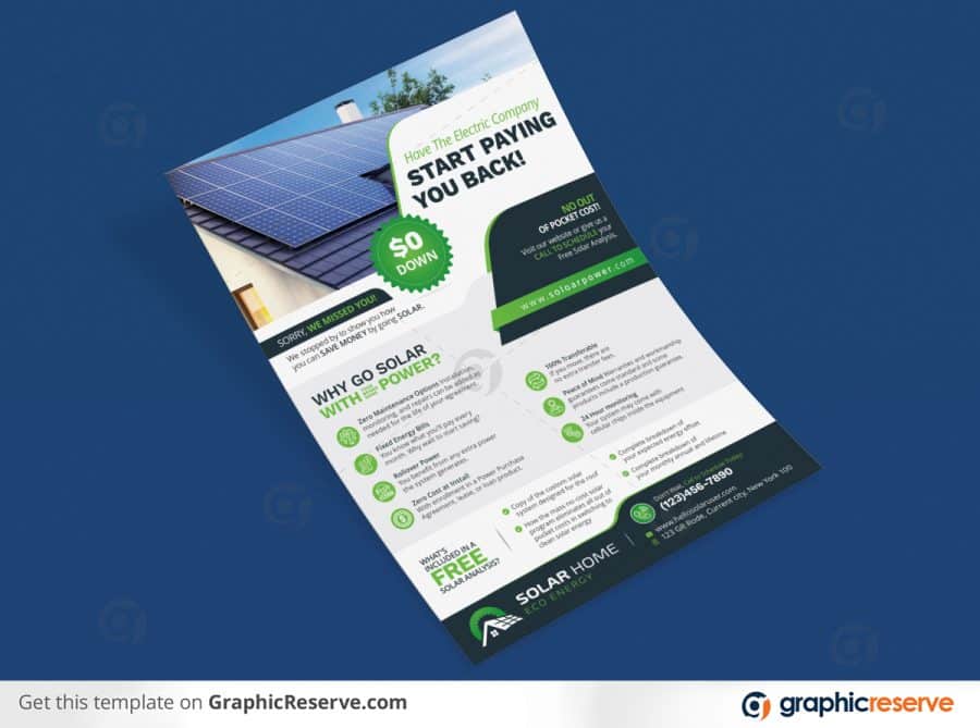 Solar Services Flyer template by stockhero P2 1