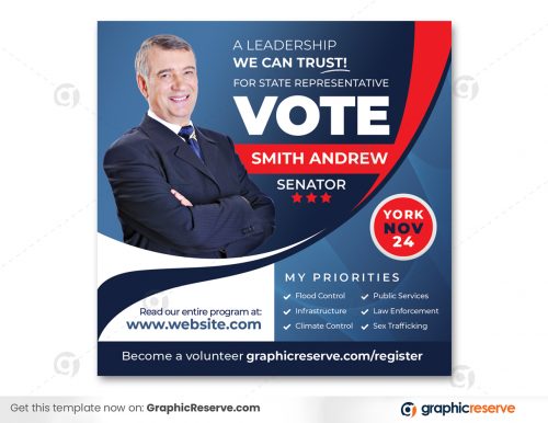 Election Candidate Political Flyer