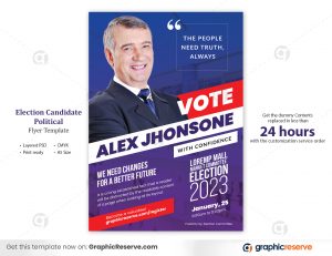 Election Candidate Political flyer