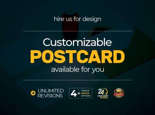 I will design customizable postcards and direct mail eddm template