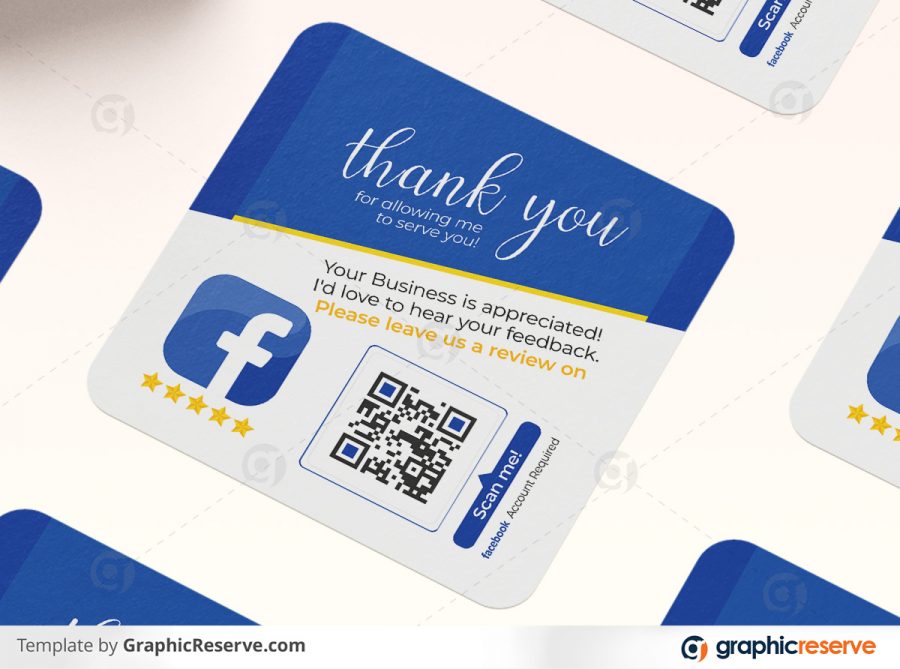 Business Review Sticker Template By Stockhero P3