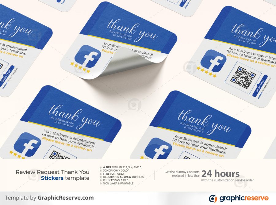 Business Review Sticker template by stockhero P4