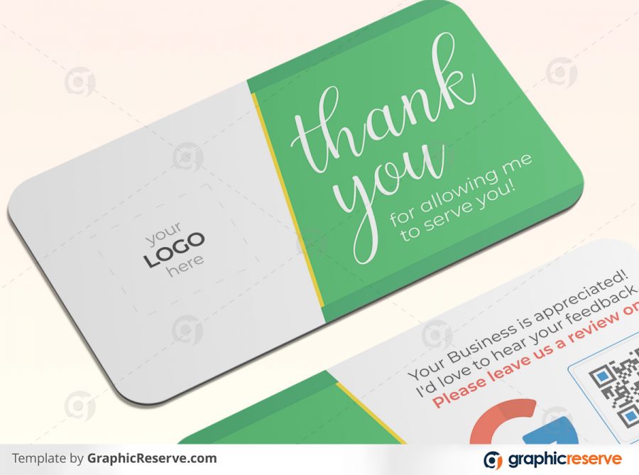 Landscape Business Review Card Template By Stockhero P2