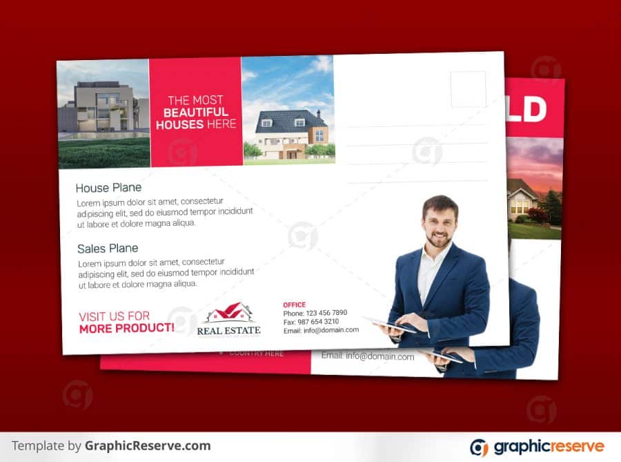 Real Estate Postcard template by didargds v2 3
