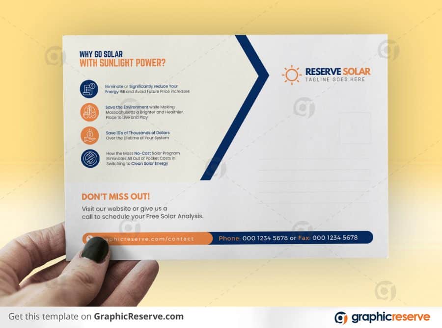 43580 Solar Postcard Direct mail EDDM template Canva File Preview 4