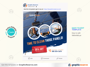 43653 Solar Social Media Post Canva Template