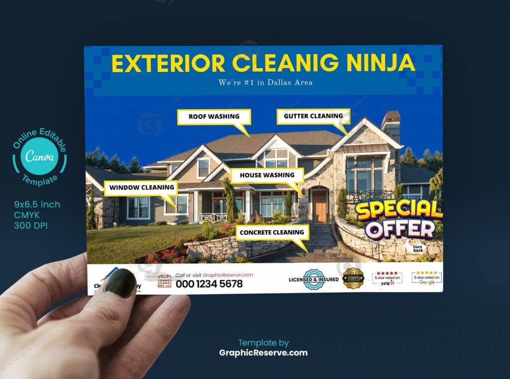 Exterior Cleaning EDDM Flyer