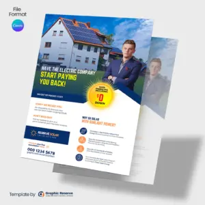 Solar Flyer Design (Canva Template)