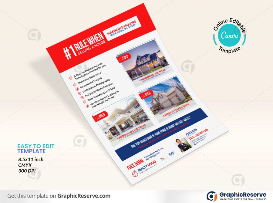 45182 Selling A House Real Estate Flyer 1