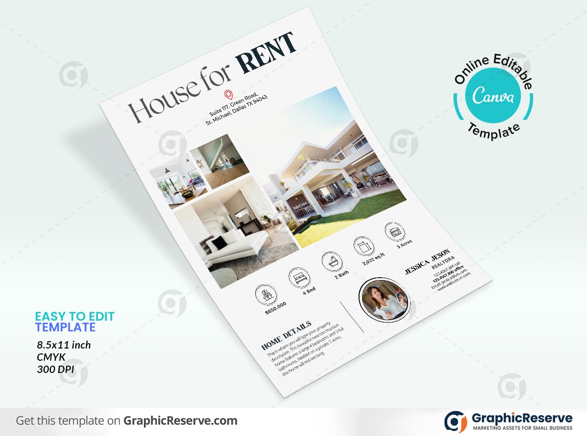 Real Estate Flyer template by didargds Real Estate Flyer Real Estate Flyer P1 1