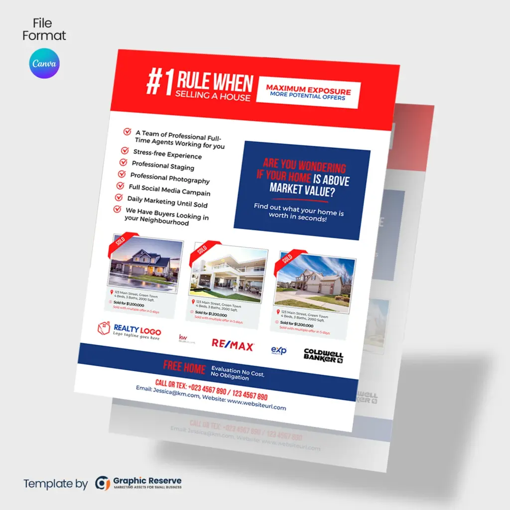 Selling-A-House-Marketing-Flyer-Design-for-Real-Estate-Agents