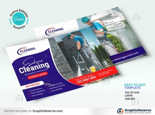 47677 Exterior Cleaning Service EDDM Mailer Design