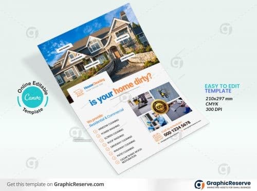 47903 House Cleaning Service Flyer Design
