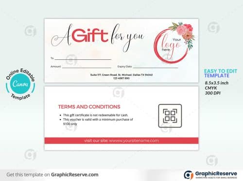 49054 Business Gift Voucher Cards