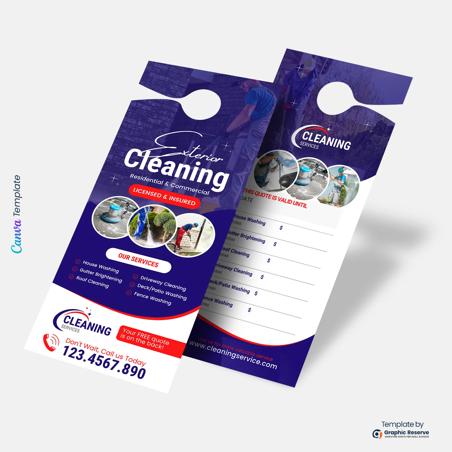 Power-Washing-Door-Hanger-Advertising-Template