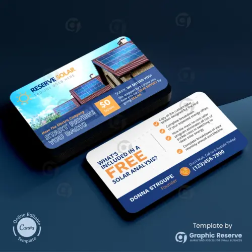 Renewable Energy Business Cards – Modern Templates for Eco-Friendly Brands