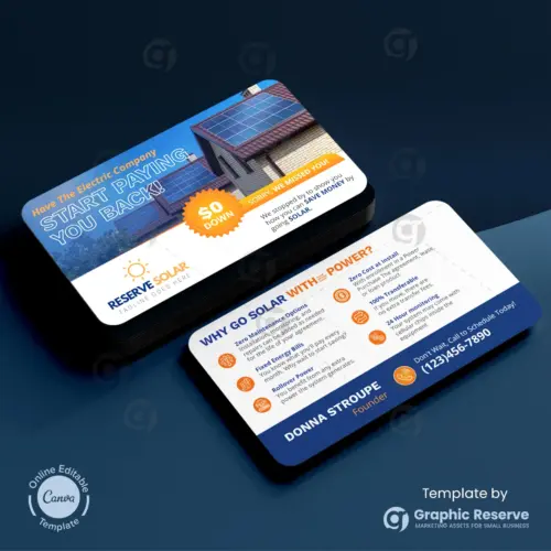 Solar Company Business Card