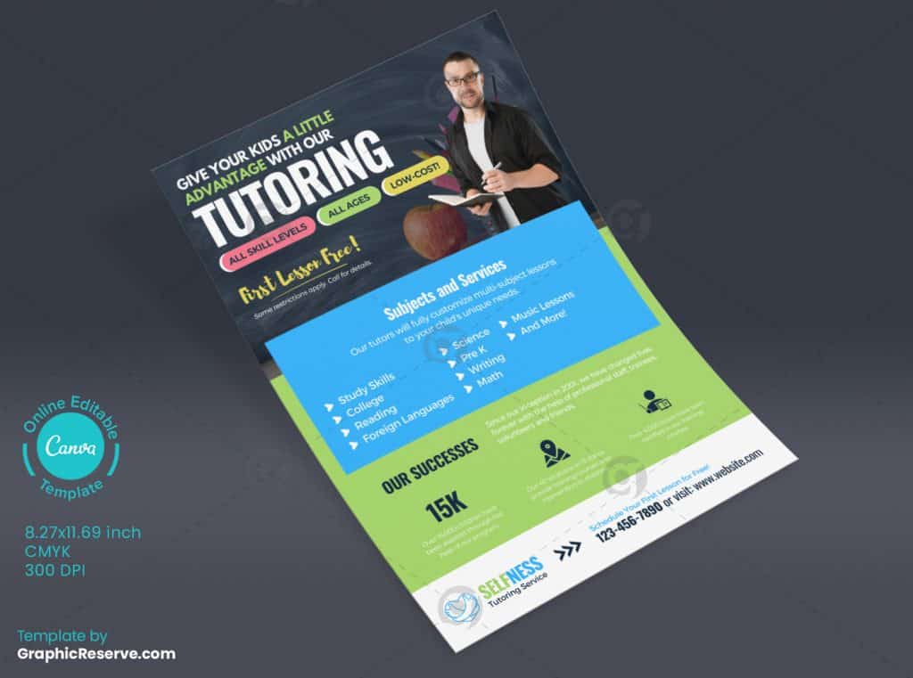 Advantage Tutoring Flyer Design