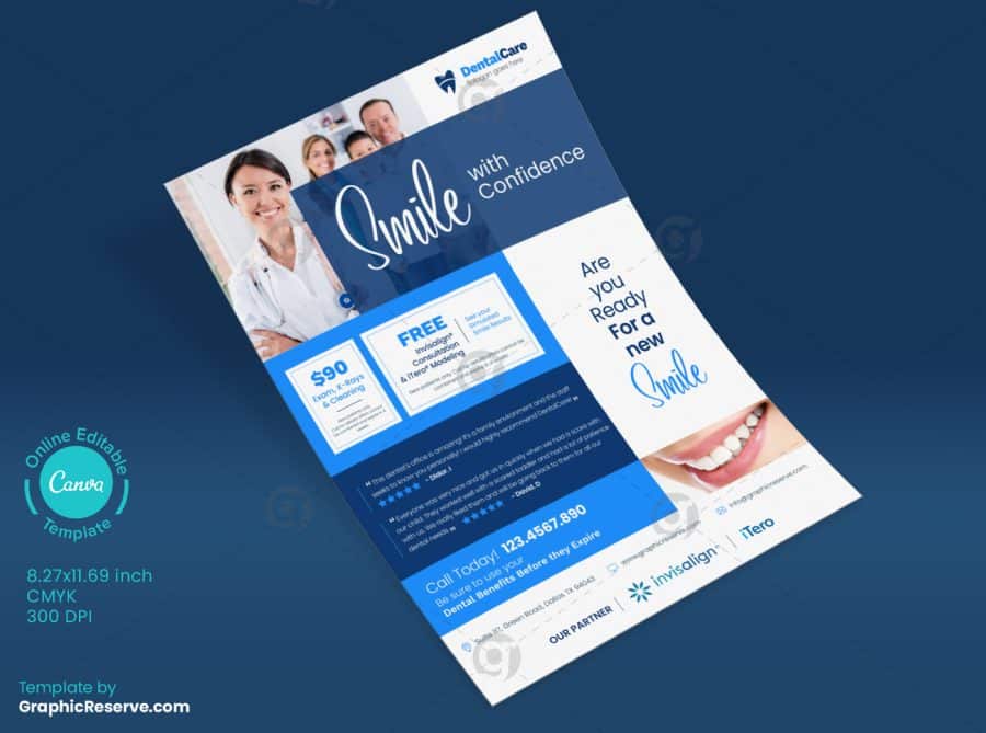 Dental Coupon Flyer Design 1