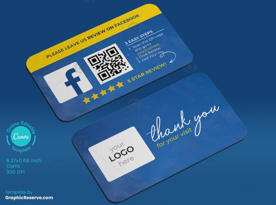 Facebook Easy Rating Business Review Card